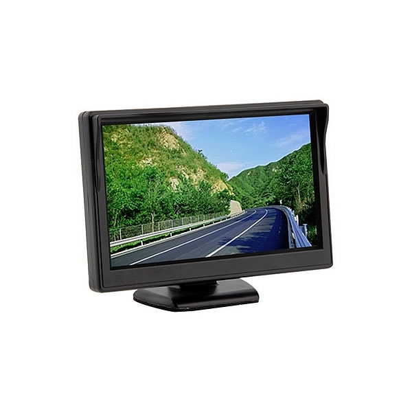 Monitory, park. kamery - 5.0" LCD Monitor na palubní desku i na sklo