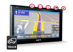 GPS navigace - 7" GPS navigace Actis7 WIFI TRUCK  - EVROPA