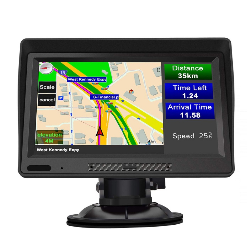 GPS navigace - 9.0 LCD GPS navigace NS912TB s vestavěnou sluneční clonou pro TRUCK, TIR, BUS i OA