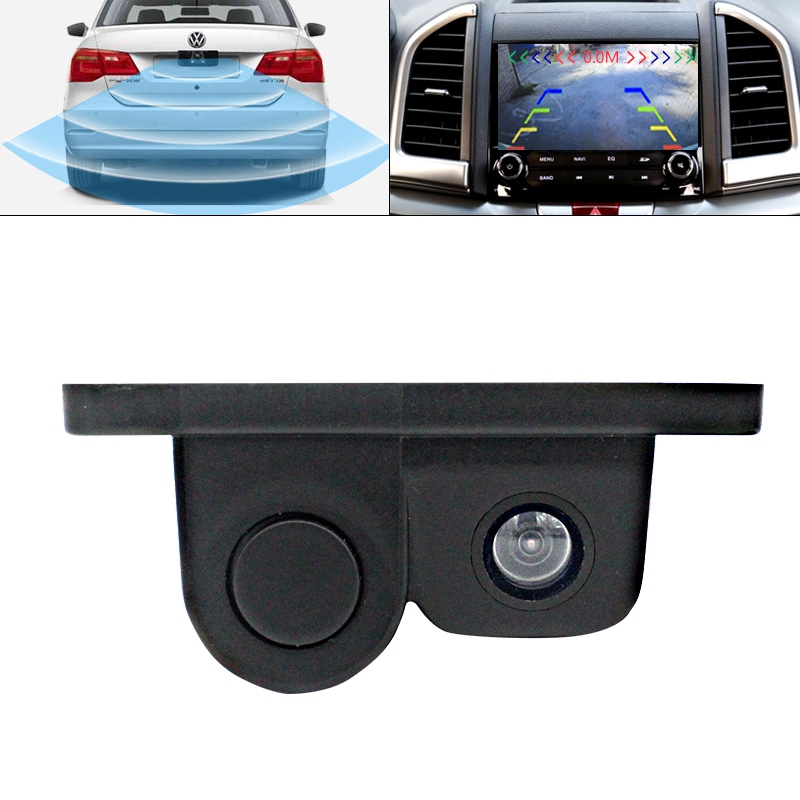 GPS příslušenství - Parkovací kamera se senzorem/alarmem - kabel/bezdrát