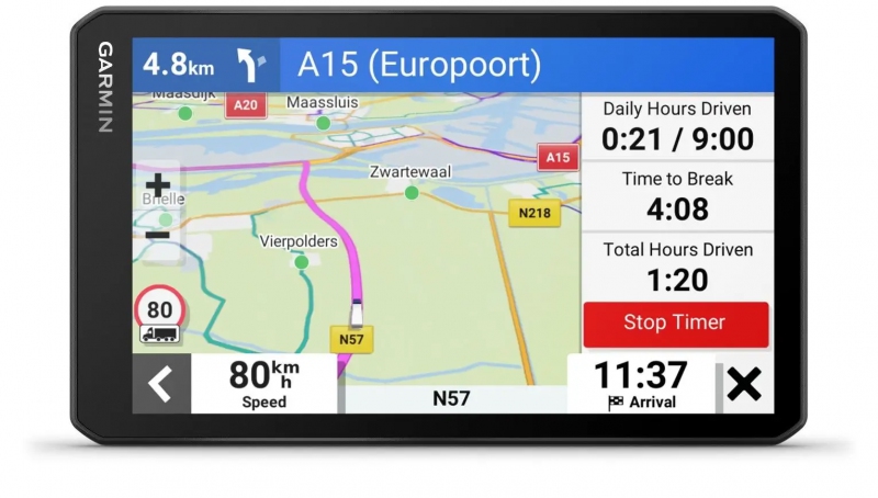 GPS navigace - Garmin dezlCam LGV710 pro nákladní vozy s přední kamerou a dopravním hlášením