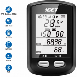 GPS Cyklopočítač C200 IGET